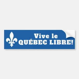Vive le Québec libre! Bumper Sticker