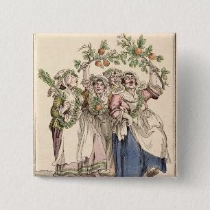 Vive le Roi, Vive la Nation' 15 Cm Square Badge