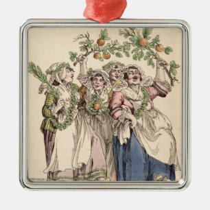 Vive le Roi, Vive la Nation' Metal Ornament