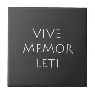 Vive memor leti ceramic tile