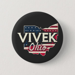 Vivek Ohio 2026 Governor Republican American  6 Cm Round Badge
