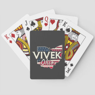 Vivek Ohio 2026 Governor Republican American  Playing Cards
