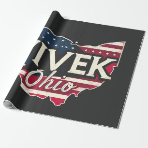 Vivek Ohio 2026 Governor Republican American Wrapping Paper