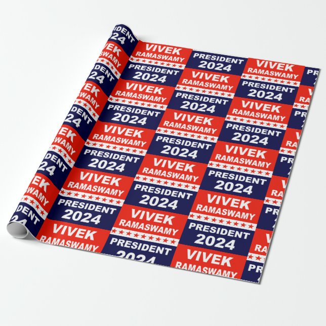 Vivek Ramaswamy President 2024 Wrapping Paper (Unrolled)