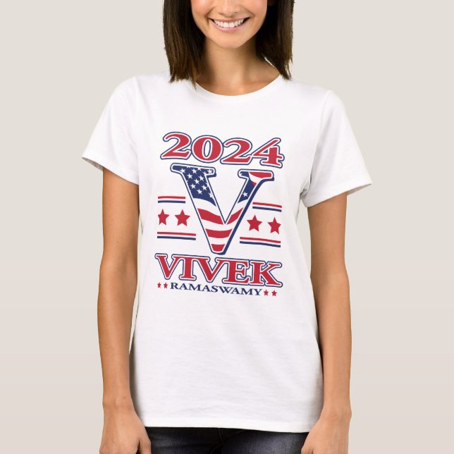Vivek Ramswamy for President 2024 T-Shirt (Front)