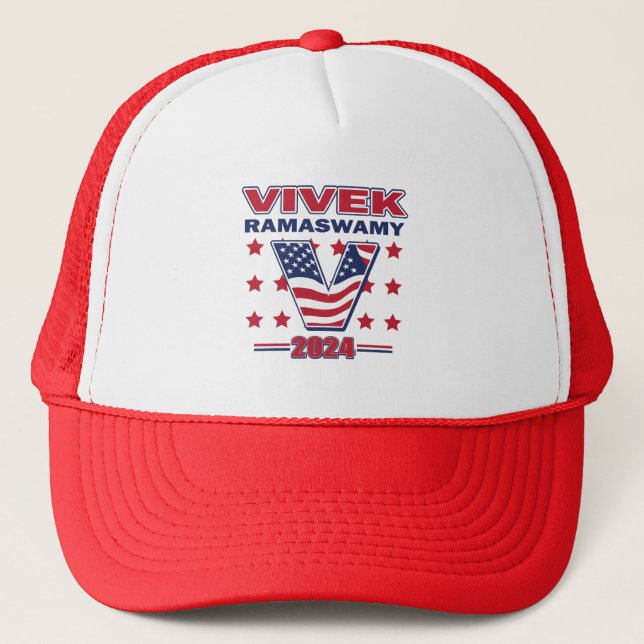 Vivek Ramswamy for President 2024 Trucker Hat (Front)
