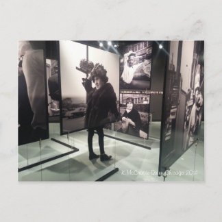 Vivian Maier Exhibit photo by K. McCrobie-Quinn Postcard