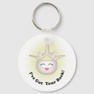 Vivian Vertebrae "I've Got Your Back!" Keychain