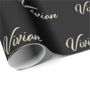 Vivian white gold Handwriting Gift Paper