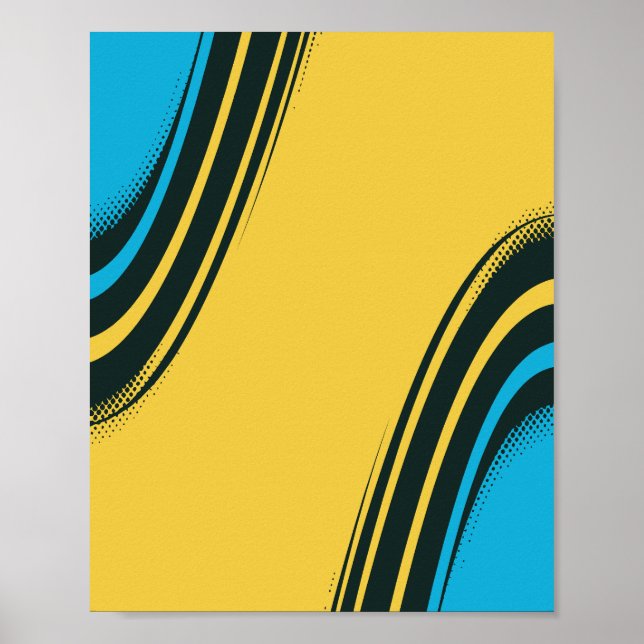 Vivid Abstract Motion Poster (Front)