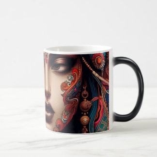 Vivid Aesthetic Portrait  Magic Mug