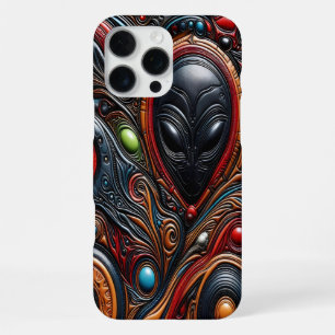 Vivid Alien Encounter Art iPhone 16 Pro Max Case