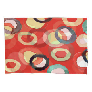 Vivid Aquarelle Abstract Background Art Pillowcase