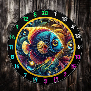 Vivid Aquarium Betta Dartboard Decor