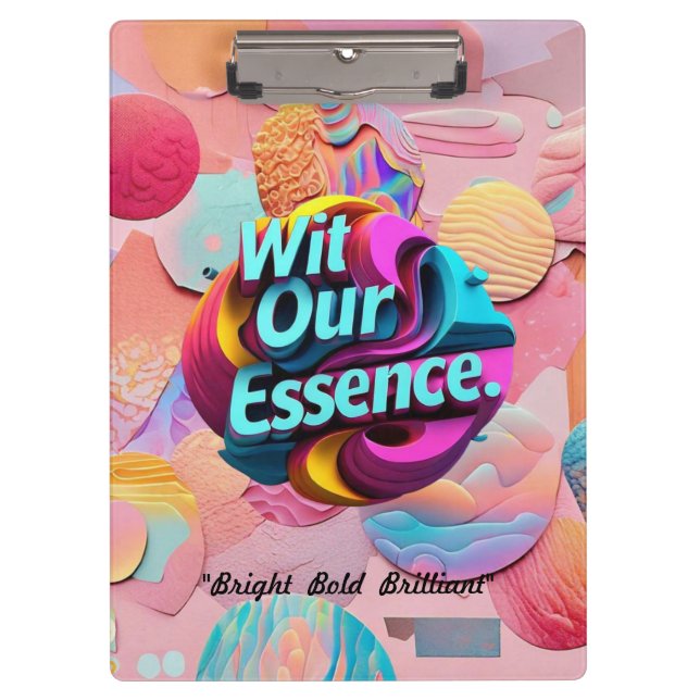 "Vivid Art" Clipboard (Front)