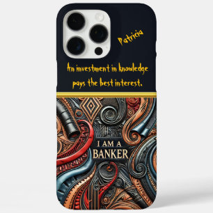 Vivid Art of Banking Identity iPhone 16 Pro Max Case