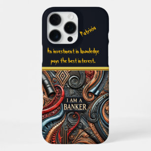 Vivid Art of Banking Identity iPhone 16 Pro Max Case
