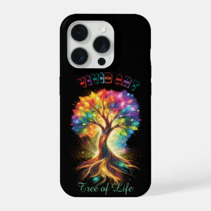 Vivid Art Tree of Life -Colorful Spiritual Nature iPhone 15 Pro Case