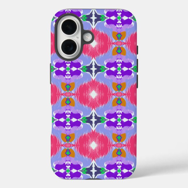 Vivid Aurora Kaleidoscope Electric Bloom Case-Mate iPhone Case (Back)