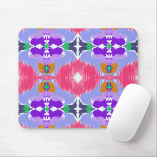 Vivid Aurora Kaleidoscope Electric Bloom Mouse Pad
