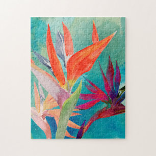Vivid Birds of Paradise Jigsaw Puzzle