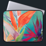 Vivid Birds of Paradise Laptop Sleeve<br><div class="desc">"Vivid Birds of Paradise" by Jennifer Paxton Parker. Features Birds of Paradise flowers in bright,  vivid colours.</div>