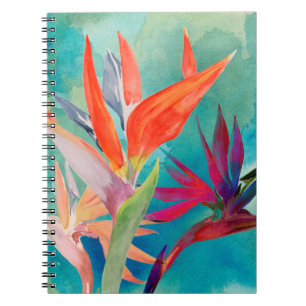 Vivid Birds of Paradise Notebook