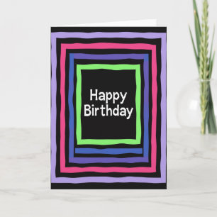 Vivid Birthday Card