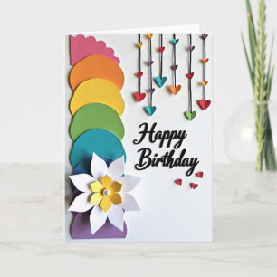 Vivid Birthday Colours Card
