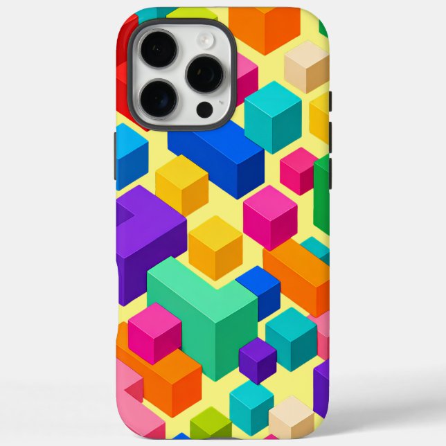 Vivid Blockscape Case-Mate iPhone Case (Back)
