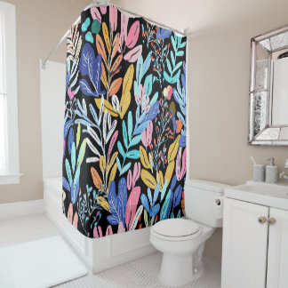 Vivid Botanical Shower Curtain