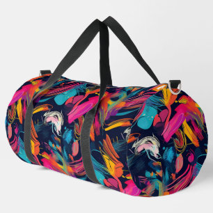 Vivid Chaos Splash Graffiti Duffle Bag