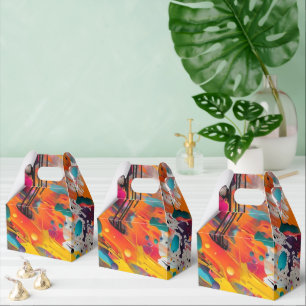 Vivid Chaos Splash Graffiti Favour Box