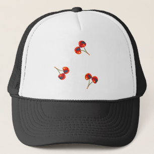 Vivid Cherry Pattern Trucker Hat