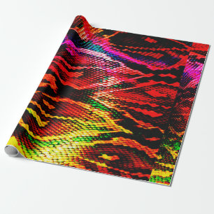 Vivid colorful pattern design made with abstract a wrapping paper