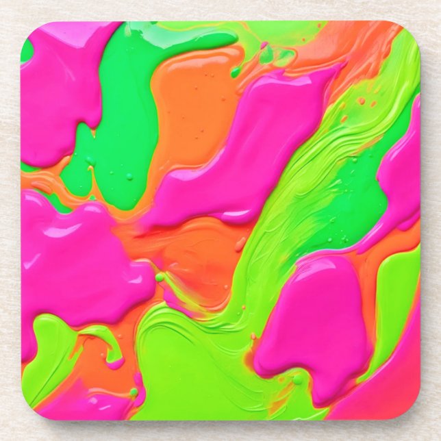 Vivid Colour Fusion Coaster (Front)