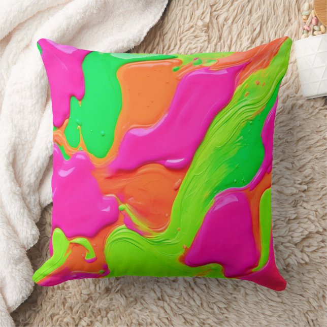 Vivid Colour Fusion Cushion (Blanket)