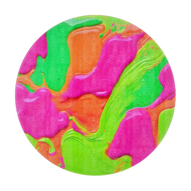 Vivid Colour Fusion Cutting Board (Front)