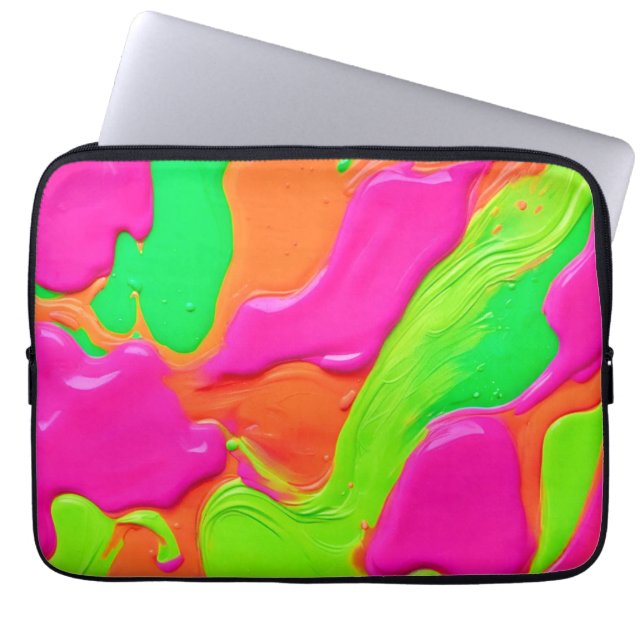 Vivid Colour Fusion Laptop Sleeve (Front)