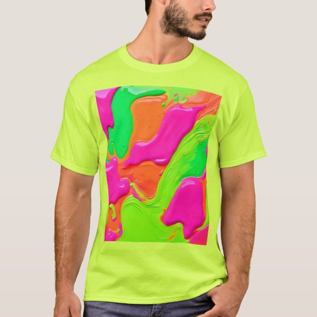 Vivid Colour Fusion T-Shirt (Front)