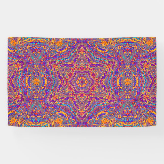 Vivid Colour Pattern Print Banner, Tarp, Banner (Horizontal)