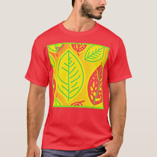 Vivid Colourful Leaves Elegance Art T-Shirt
