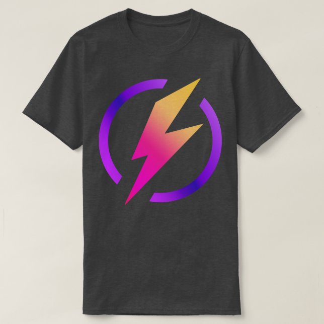 Vivid Colours Lightning T-Shirt (Design Front)