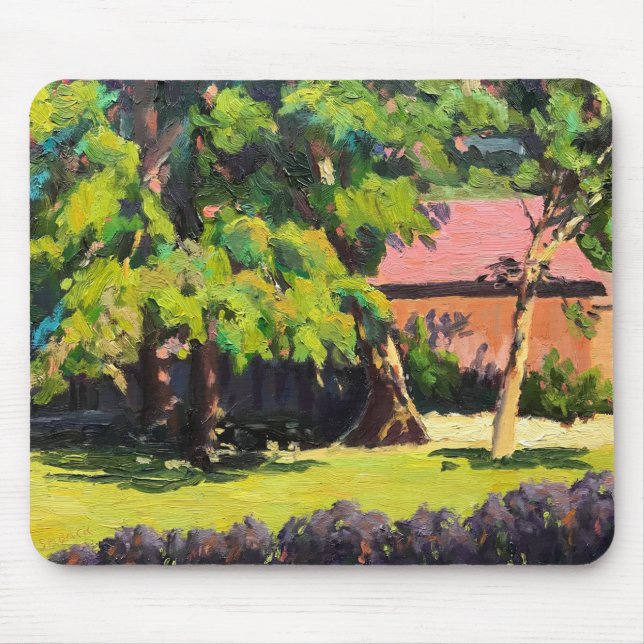 Vivid Colours on Big Tree Mouse Pad (Front)