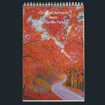 Vivid Colours Original Acrylic Paintings  Calendar<br><div class="desc">Scenes from the USA, Switzerland, Canada, Korea and so on., all original artwork from paintings created by © Reggie Hart, the Thrifty Painter. Bright and colourful, one of a kind artwork. Give the uniqe gift for an anniversary, Christmas or your favourite holiday. From our Zazzle workshop we make the greatest...</div>