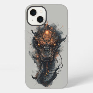 Vivid Cosmic Serpent With Expansive Space iPhone 13 Case