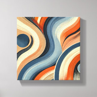 Vivid Curves Canvas Print