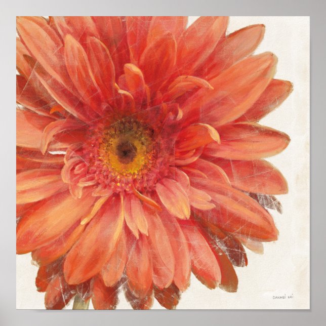 Vivid Daisy Poster (Front)