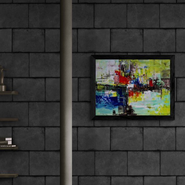 "Vivid Dreams", Abstract Art Poster (Creator Uploaded)