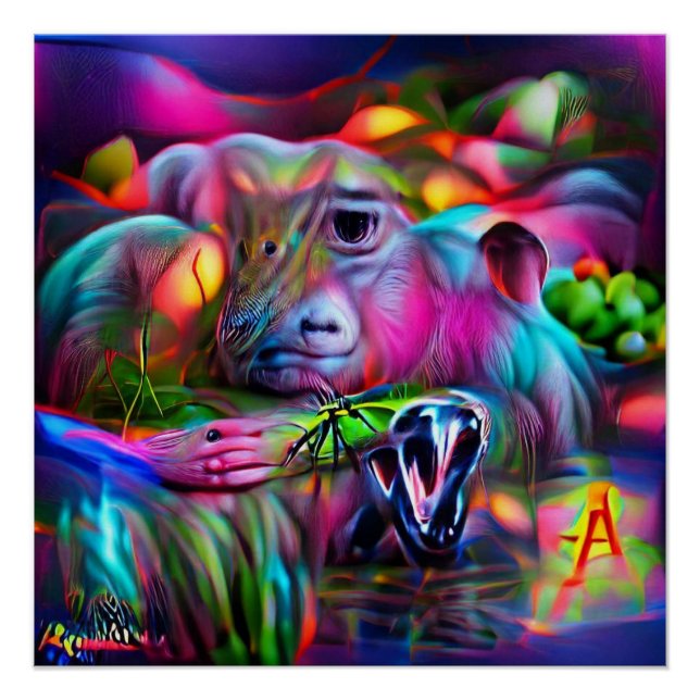 Vivid Dreamscape:  Agrizoophobia  Poster (Front)